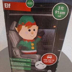 Airblown inflatables car buddy Elf Christmas Holiday 3ft Tall NIB